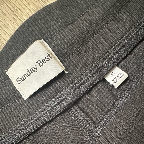 NWOT Aritzia Sunday Best - baby waffle pant - Picture 7 of 11